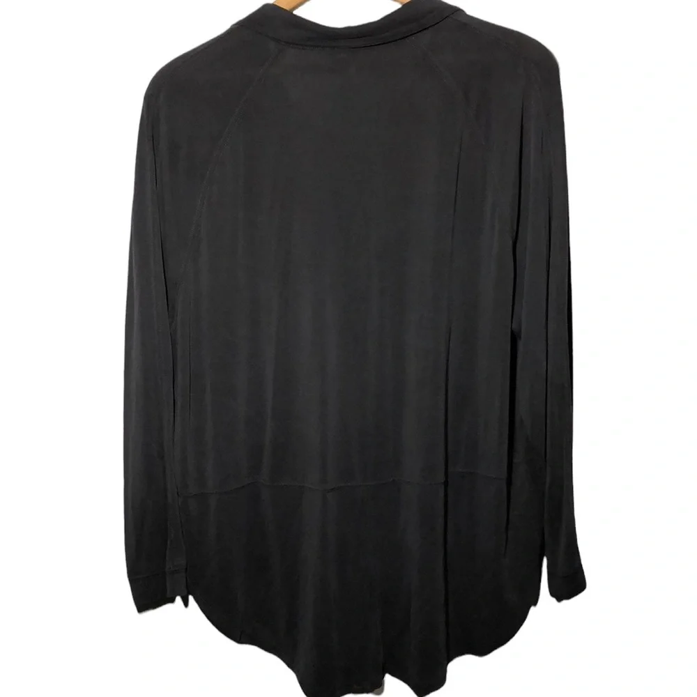 WE THE FREE | Women’s Rose Modal Oversized Henley Long Sleeve Top size Small